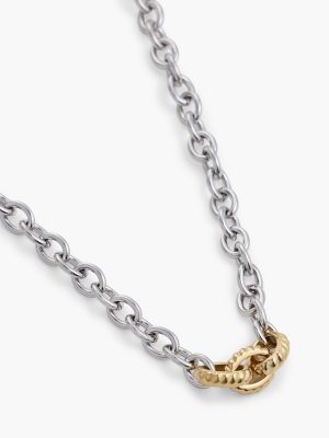 Женское колье Tommy Hilfiger Two-Tone Nautical Rope Link, цвет: Двухцветный — фото 2