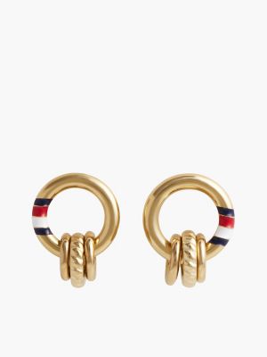 Женские серьги Tommy Hilfiger Nautical Rope, цвет: Золотой