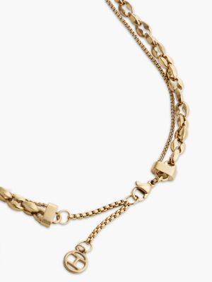 Женская цепочка Tommy Hilfiger Layered Chain, цвет: Золотой — фото 3