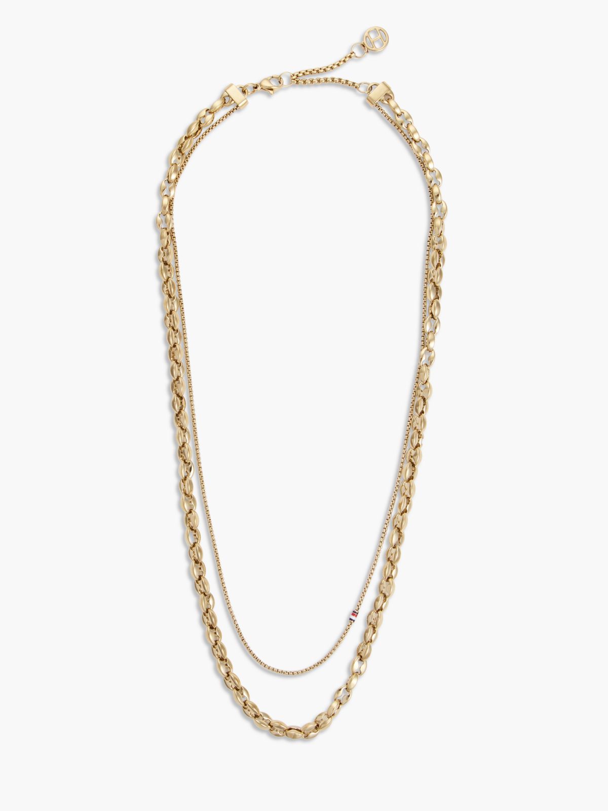 Layered Chain Necklace — Gold