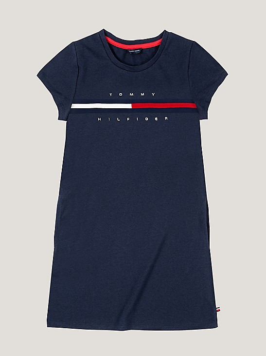 Tommy Hilfiger Girls' Tee Shirt Dress 