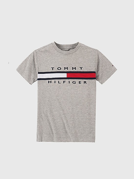 Tommy Hilfiger Baby Boys Stripy Crew Neck S/S T-Shirt 