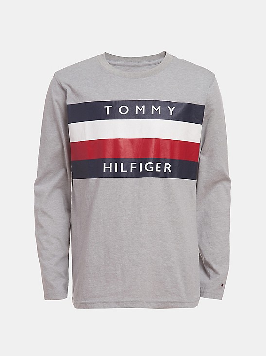 Tommy Hilfiger Boys Long Sleeve Crew-Neck Sweater 