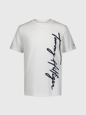 Big Boys\' Signature T-Shirt Hilfiger | USA Tommy