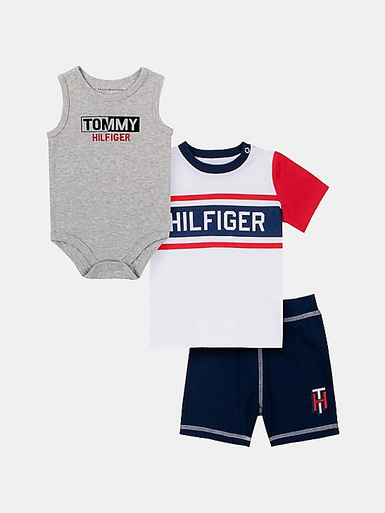 Gravere Tilfældig Lodge TH Baby T-Shirt, Short and Onesie Set | Tommy Hilfiger