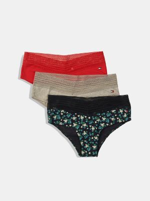 3pk Essential Lace Trim Mini Briefs