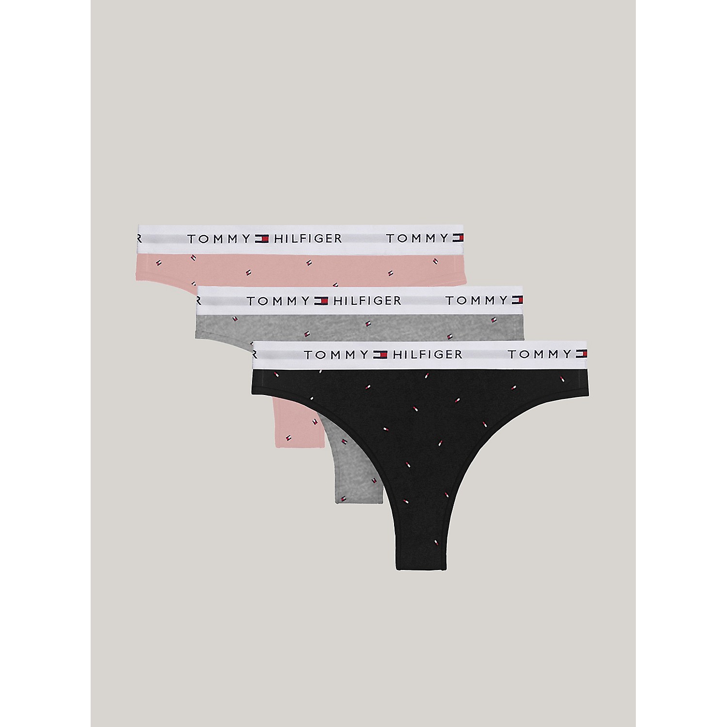 TOMMY HILFIGER Cotton Classic Thong 3-Pack