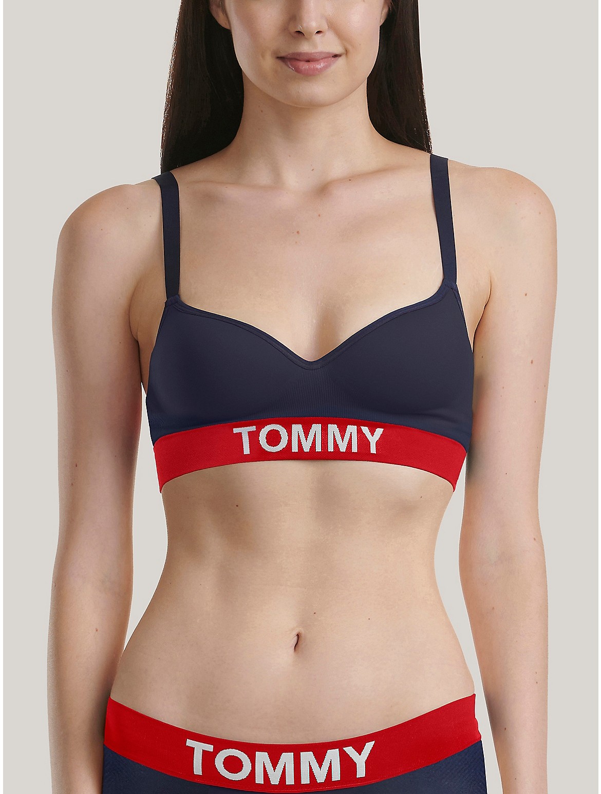 Tommy Hilfiger Women's Tommy Logo Bralette - Multi - L