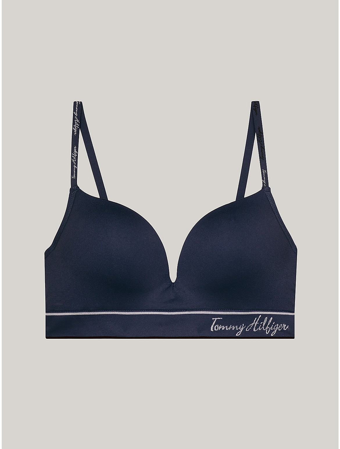 Tommy Hilfiger Women's Signature Logo Push Up Bralette