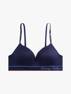 Signature Logo Push-Up Bralette — Sky Captain 5
