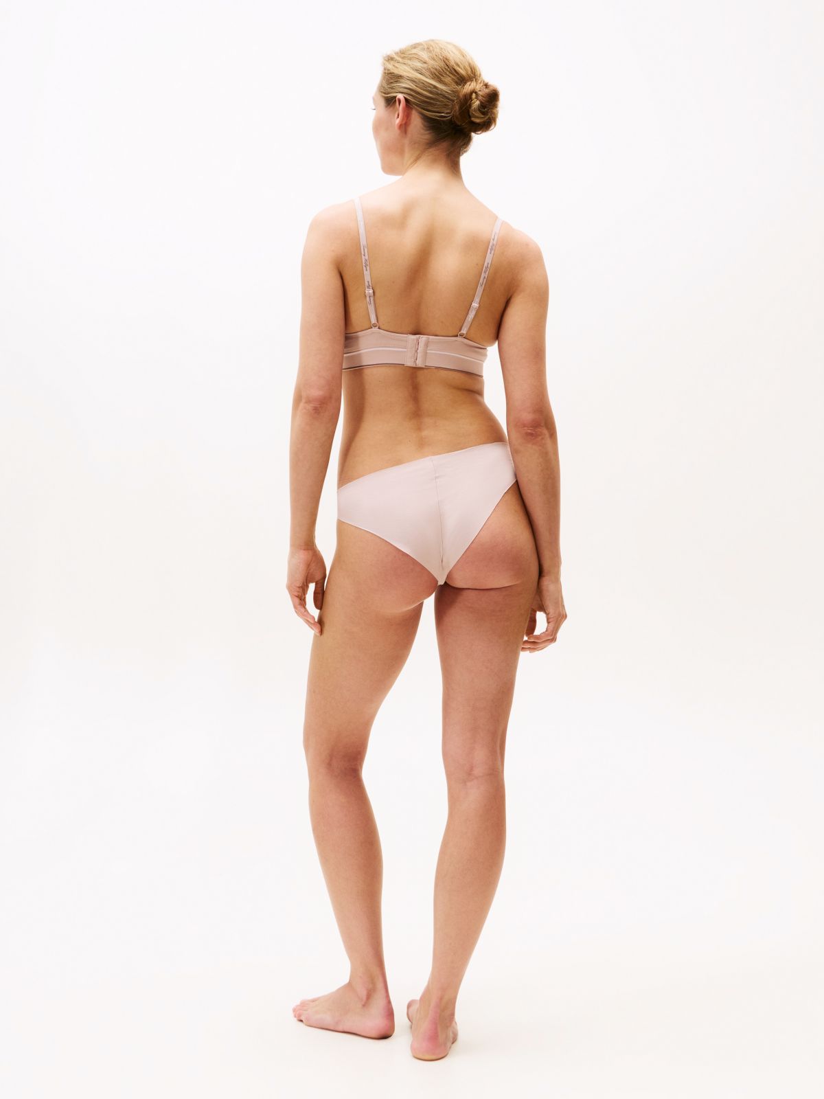 Signature Logo Push-Up Bralette — Balanced Beige