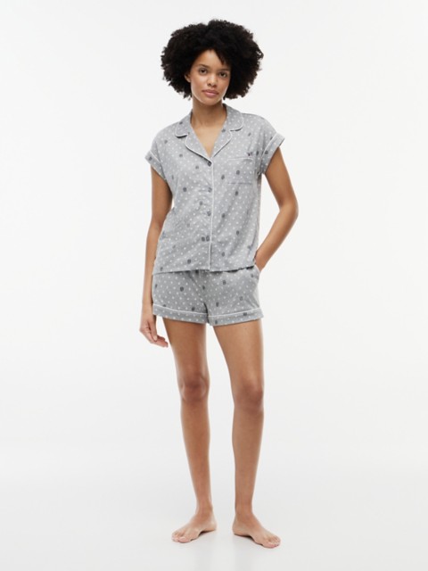 Женские брюки Tommy Hilfiger Shirt & Short Sleep Set