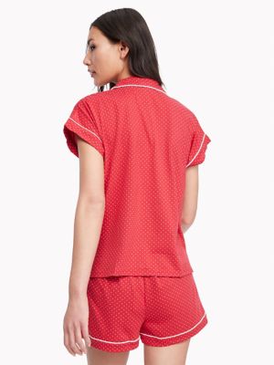 Short And Shirt Sleep Set, Red