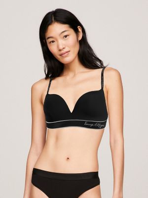 Tommy Hilfiger Navy Polka Dot Push-up Bra in 2024