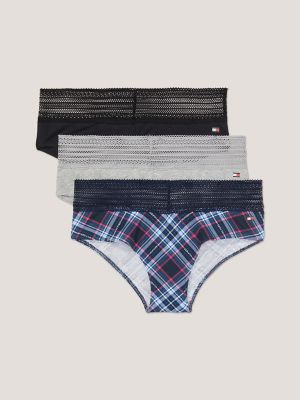 Tommy Hilfiger Womens Plaid Panties