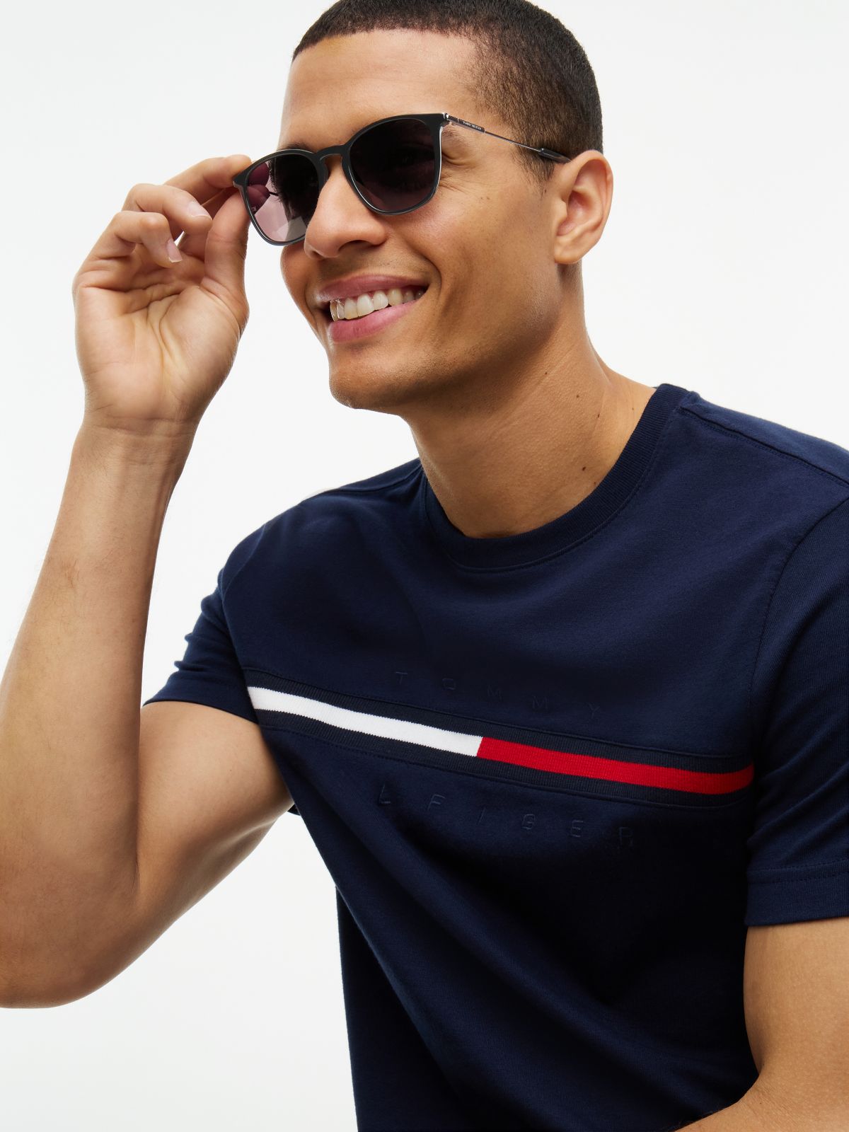Pantos Frame Sunglasses — Black