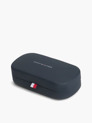 Женские солнцезащитные очки Tommy Hilfiger Square Frame Acetate Sunglasses, цвет: Чёрный — фото 3