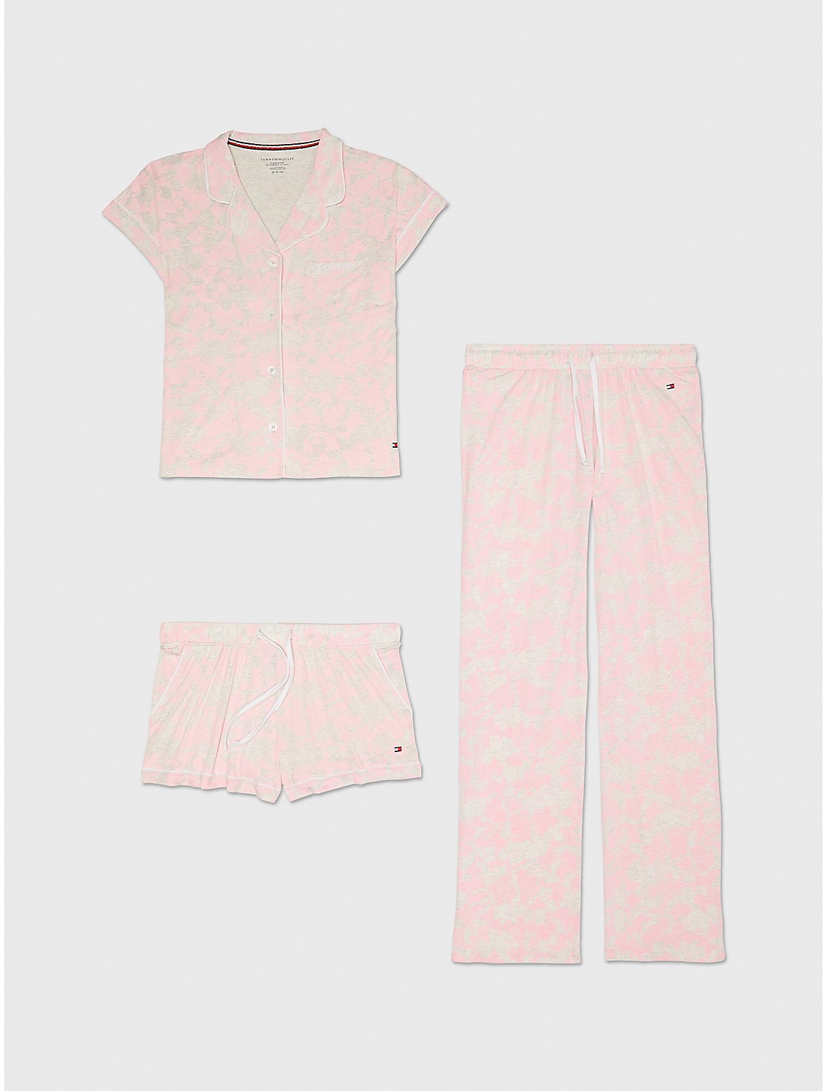 Tommy Hilfiger Women's Floral Sleep Set - Pink - XL