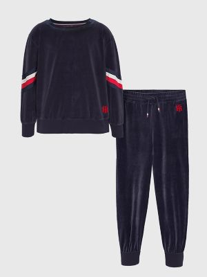 2PK Hilfiger | Sleep Tommy USA Velour Set