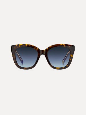 Женские солнцезащитные очки Tommy Hilfiger Cat Eye Sunglasses, цвет: Гавана — фото 4