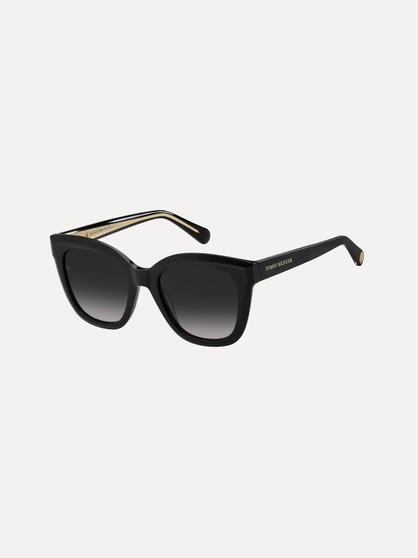 Cat Eye Sunglasses — Black