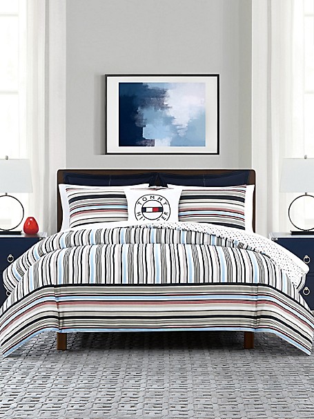 Mixed Stripe Comforter Set | Tommy Hilfiger