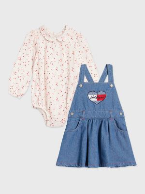 Toddlers' 2PC Onesie and Skirtall Set Tommy Hilfiger