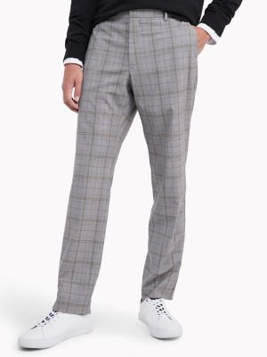 Regular Fit Plaid Pants