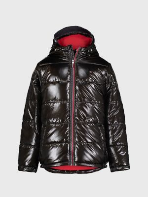 Tommy hilfiger jacket on sale shiny