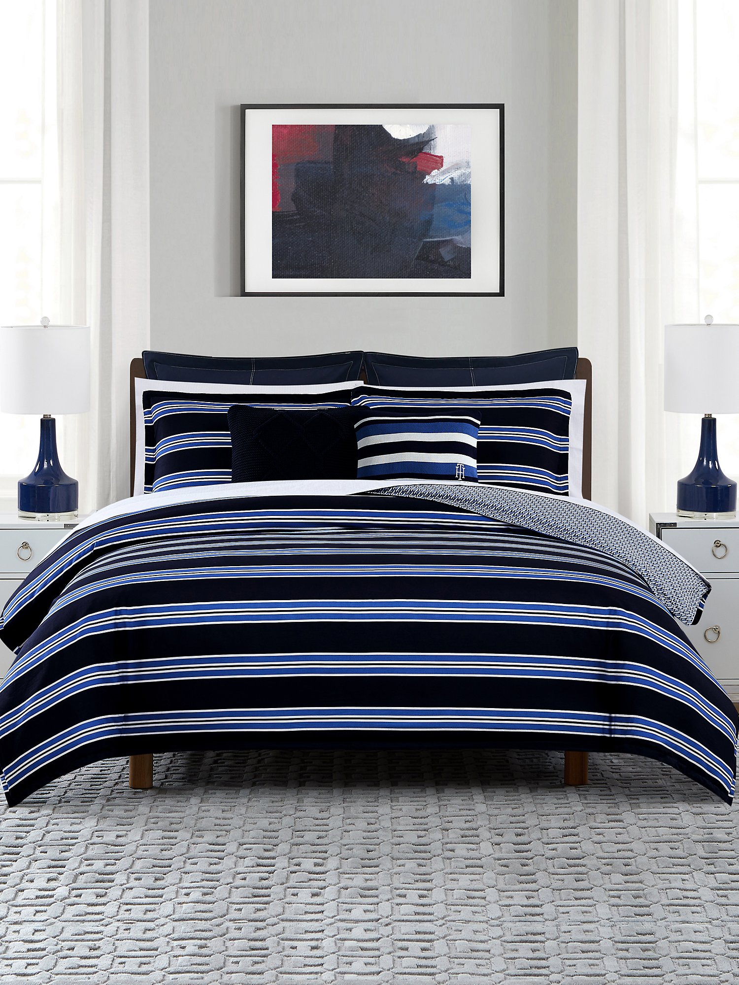 Misforstå mekanisme Bevise Preppy Stripe Comforter Set | Tommy Hilfiger USA