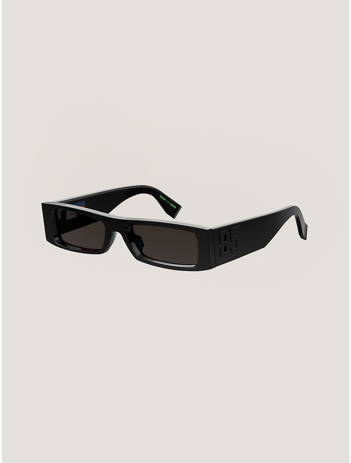 Tommy Hilfiger Men's 85 Wrap Sunglasses - Black