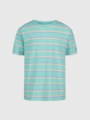 Big Kids' Stripe T-Shirt, Yucca Mint