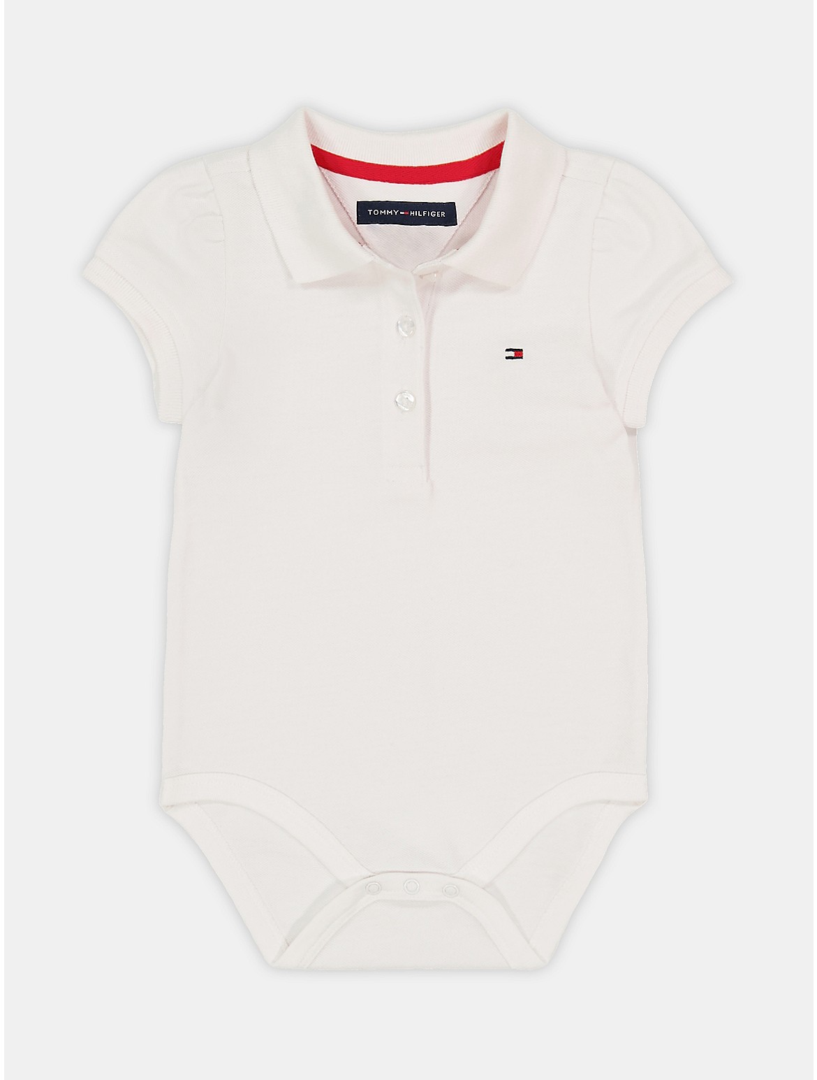 Tommy Hilfiger Girls' Babies' Solid Bodysuit - White - 3-6M