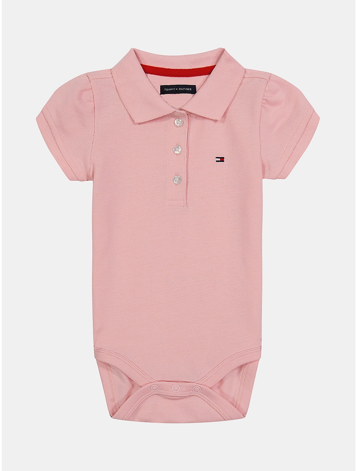 Tommy Hilfiger Girls' Babies' Solid Bodysuit - Pink - 18M