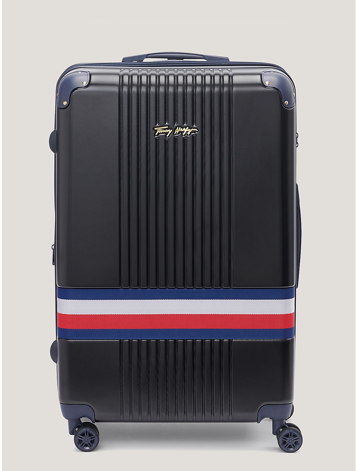 Tommy Hilfiger Men's 28" Hard Case Spinner Suitcase - Black