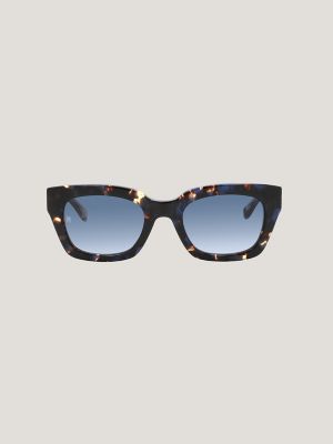 TH Logo Butterfly Sunglasses, Blue Nude