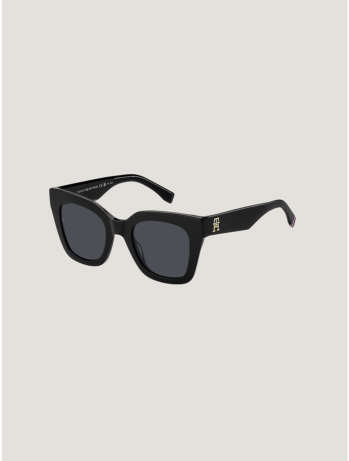 Tommy Hilfiger Women's TH Logo Oversized Butterfly Sunglasses