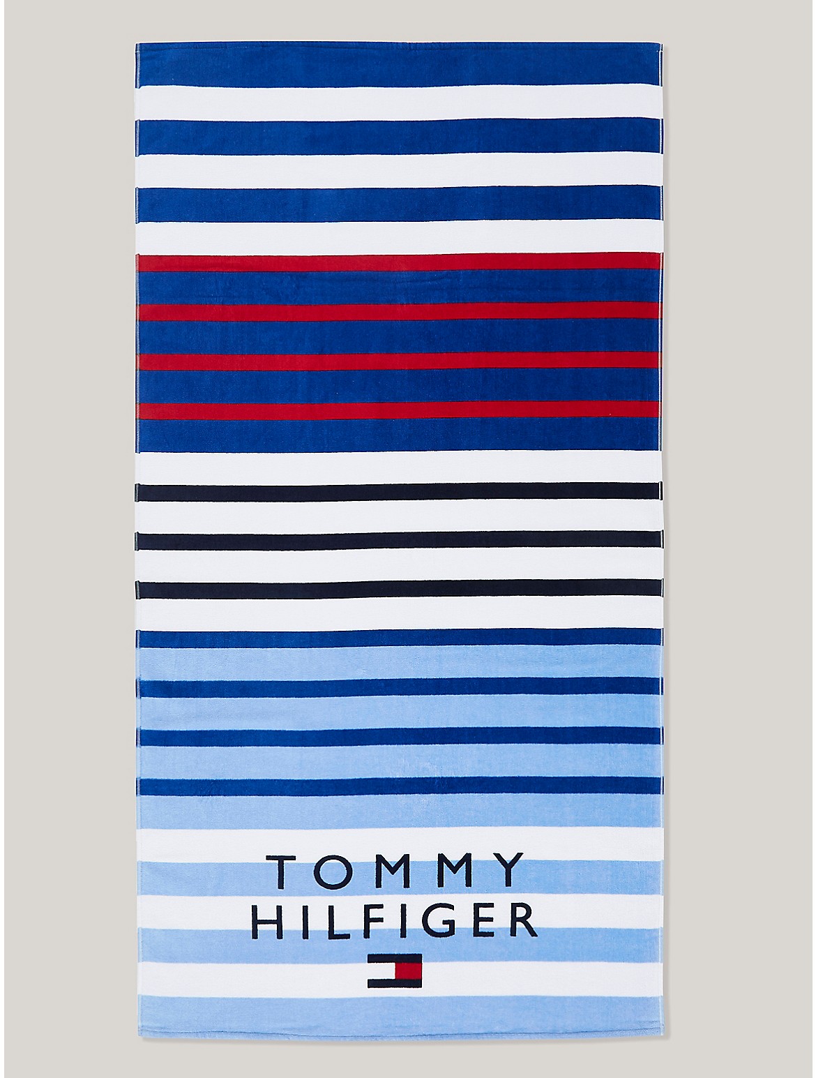 Shop Tommy Hilfiger Tommy Mixed Stripe Beach Towel