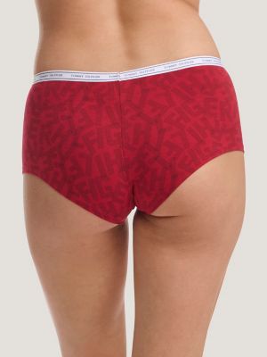 TOMMY HILFIGER Womens Bikini Bottoms 5 Pack Brief Short Cotton Panties  Underwear
