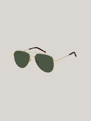 Pilot Sunglasses, Gold