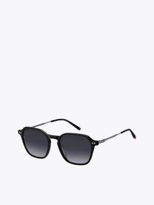 Modern Prep Oval Sunglasses, Black