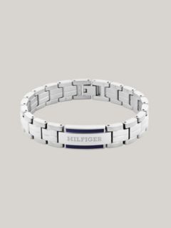 Monotype Logo Link Bracelet — Silver 1