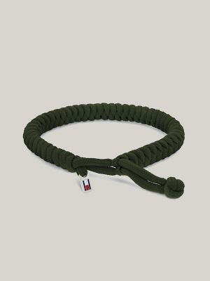 Nylon Chunky Bracelet, Green