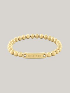 Monotype Metal Bead Bracelet — Gold Plated 1