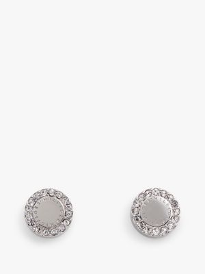 Mini Crystals Earring, Silver