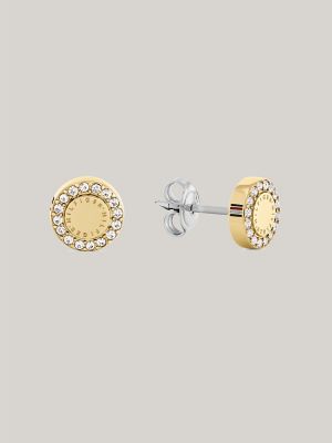 Mini Crystals Earring, Gold
