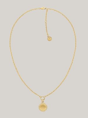 Gold-Tone Pendant Mini Crystals Necklace, Gold