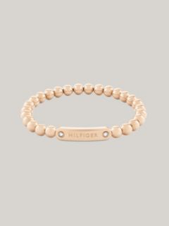 Monotype Metal Bead Bracelet — Carnation Gold 1