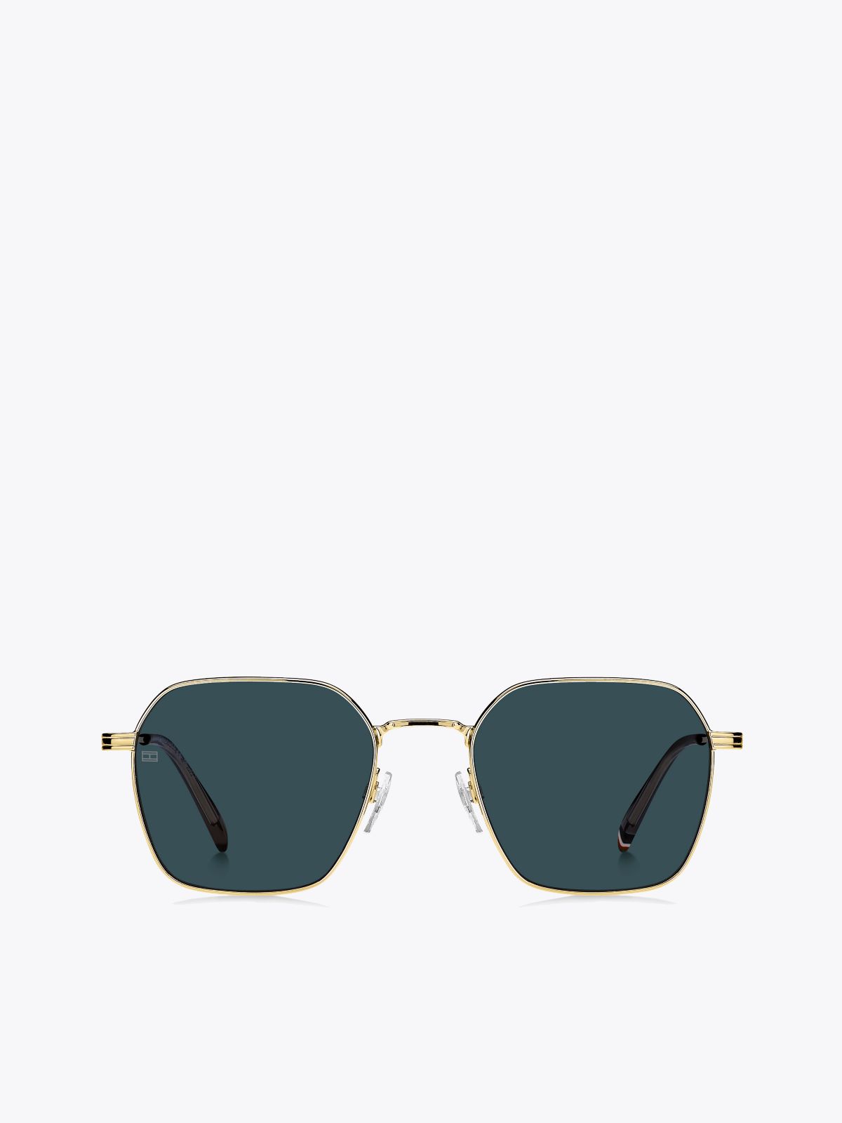 Modern Prep Geometric Sunglasses — Gold