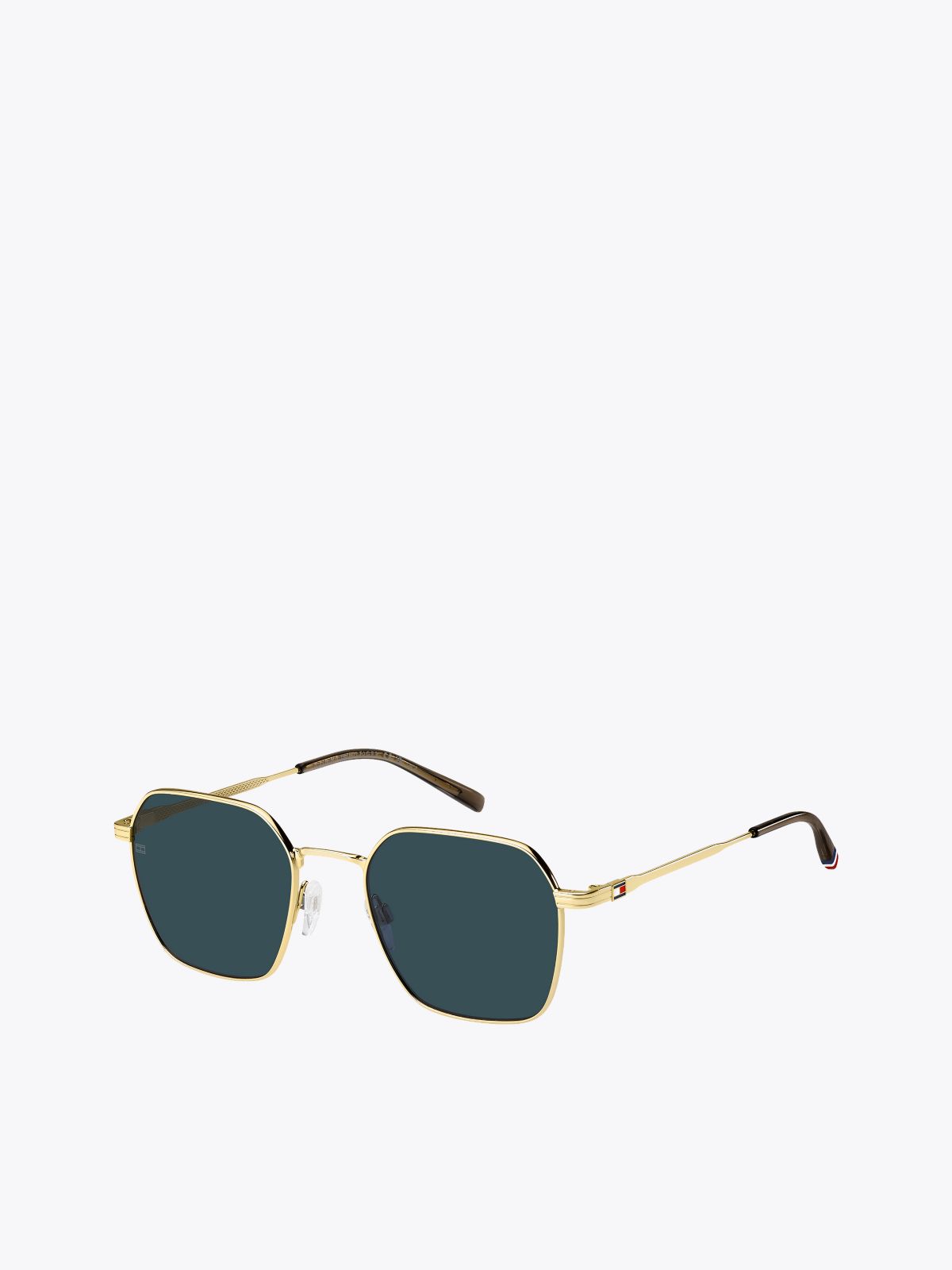 Modern Prep Geometric Sunglasses — Gold